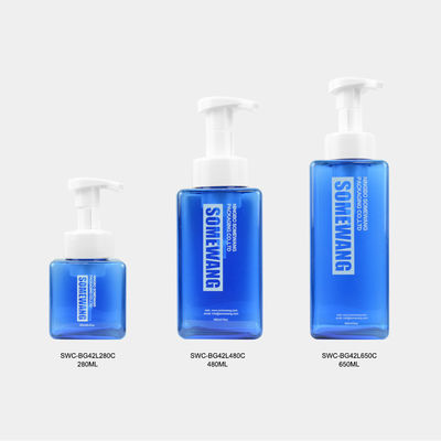 Contenitori cosmetici di Skincare della bottiglia della schiuma del siero della pompa di 40ML 60ML 80ML PETG