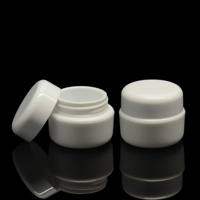 la plastica spessa della parete 5g stona il barattolo cosmetico della crema dell'occhio che imballa con i coperchi di bambù