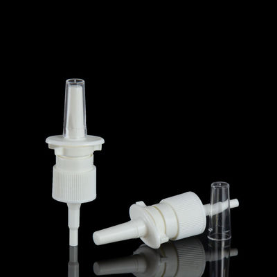 Spruzzatore a nebulizzazione fine a prezzo di fabbrica 18/410 Spruzzatore nasale ricaricabile in plastica da 18 mm per respirazione medica e facile