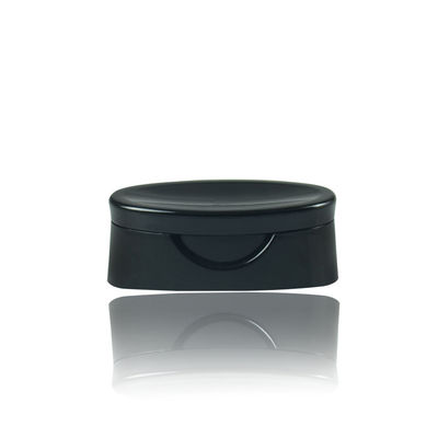24/400 di cappuccio nero di Flip Top Cosmetic Plastic Bottle per sciampo