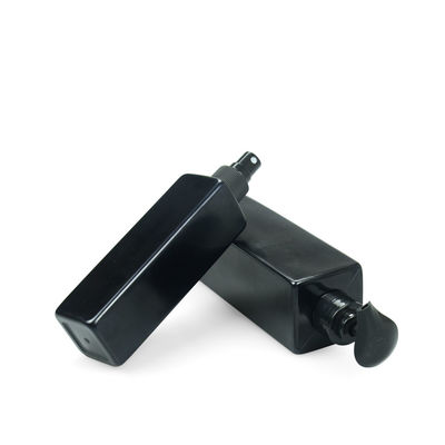 quadrato nero 4oz di plastica 6oz della bottiglia cosmetica dell'ANIMALE DOMESTICO di 120ml 240ml