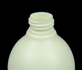 bottiglia bianca molle dell'HDPE dei prodotti di cura di pelle della bottiglia del pendio 300ml 24/410