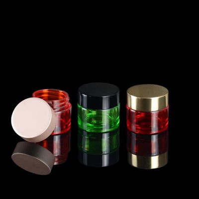 barattolo crema bianco del barattolo cosmetico di 15ml PETG per l'imballaggio crema del cosmetico di cura di pelle