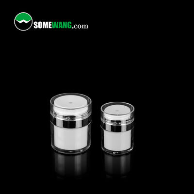 Barattolo senz'aria acrilico cosmetico di lusso 30ml 50ml della pompa di cura di pelle del contenitore della crema di cura personale