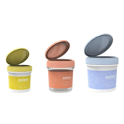 barattolo crema cosmetico di plastica vuoto di 8oz 16oz 20oz pp che imballa con la serratura Flip Cap