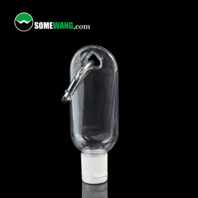 insiemi su ordinazione della bottiglia del gel del prodotto disinfettante della mano di 30ml 60ml PETG con Flip Caps