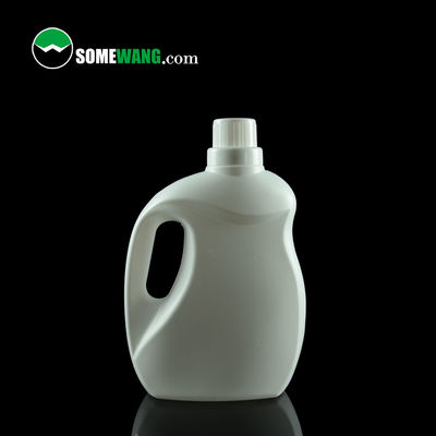 Il PE di plastica ha personalizzato la grande bottiglia del detersivo di lavanderia 2L di colore con il coperchio a vite