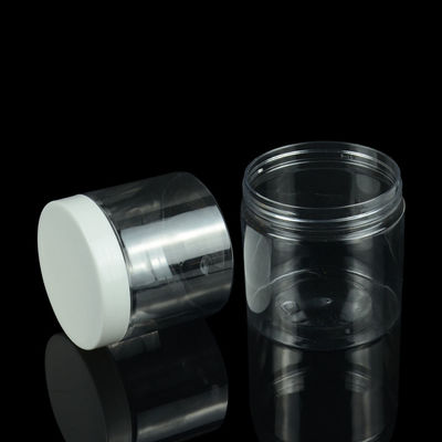 contenitori liberi di plastica trasparenti del deodorante di PCR Bpa del barattolo dell'ANIMALE DOMESTICO dell'alimento di 100ml 200ml 250ml