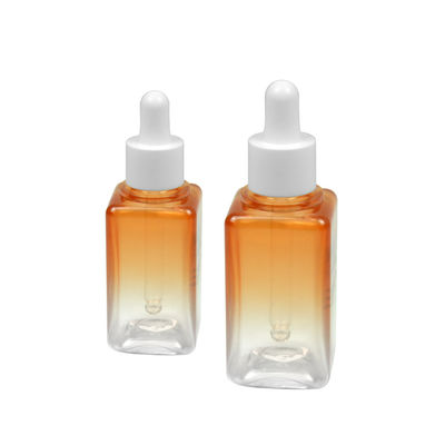 50ML imballaggio cosmetico della bottiglia di olio essenziale del quadrato 20/410 della bottiglia di pendenza PETG