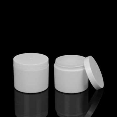 Il cosmetico biodegradabile bianco di lusso doppio del barattolo 50g 100g 150g della crema dei pp stona il ODM