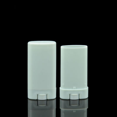 Ovale piano del gel vuoto cosmetico ovale della bottiglia 15g del deodorante in stick del ODM 15ml per il gel