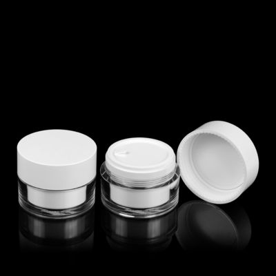 barattolo cosmetico riutilizzabile sostituibile della crema di fronte PETG del contenitore di lusso della crema di 50ml 100ml