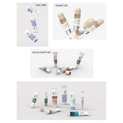 metropolitana d'imballaggio della crema per il corpo di compressione della metropolitana cosmetica lavabile riutilizzabile 22mm di 19mm