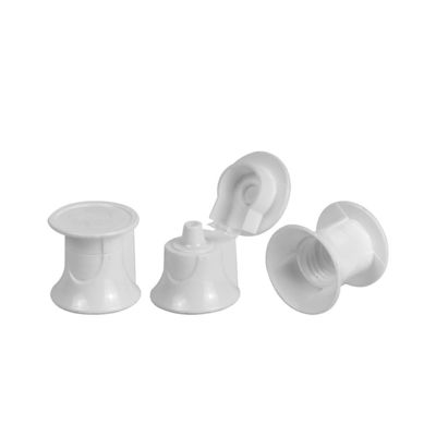 Imballaggio di plastica ricoprente UV di plastica cosmetico dei coperchi della bottiglia di Flip Top Cap 7.8mm