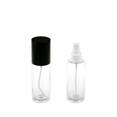 bottiglia di plastica trasparente della copertura 100ml della bottiglia piana dell'animale domestico del cilindro di 106mm grande