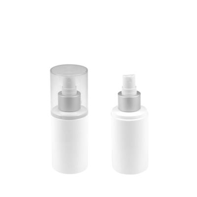bottiglia di plastica trasparente della copertura 100ml della bottiglia piana dell'animale domestico del cilindro di 106mm grande