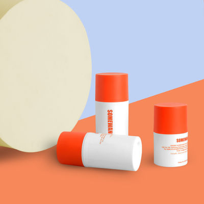 la bottiglia senz'aria cosmetica della pompa di 15ml 20ml pela la cura che imballa il chiaro bianco