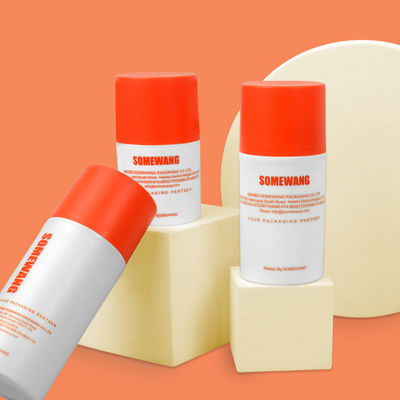 Bottiglia senz'aria riutilizzabile d'avanguardia della pompa di 20ml 100ml che stampa la plastica della bottiglia della pompa della lozione
