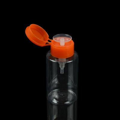 bottiglia cosmetica del dispositivo di rimozione dello smalto della bottiglia dell'ANIMALE DOMESTICO di 3.3oz 100ml con la pompa polacca del dispositivo di rimozione