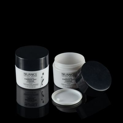 Contenitori cosmetici di lusso del barattolo cosmetico di 56.2MM 50ml PETG con il coperchio dell'ABS