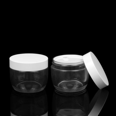 Imballaggio crema vuoto di plastica del barattolo di cura di pelle dell'ANIMALE DOMESTICO pesante della parete 30ml 50ml