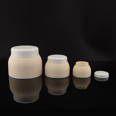 30ml 50ml 100ml pp vuoti scremano barattoli di plastica liberi a forma di scodella del barattolo BPA i chiari con i coperchi