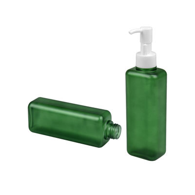 bottiglia quadrata 24/410 della pompa della lozione del corpo di forma della bottiglia cosmetica di 150ml 185ml PETG