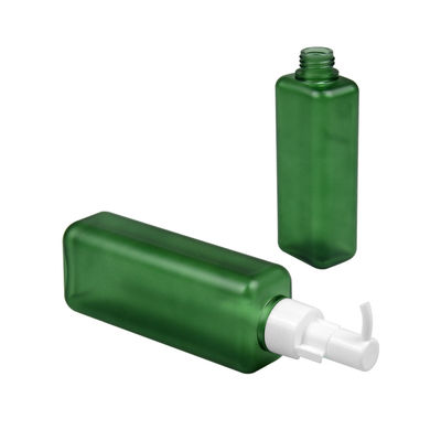 bottiglia quadrata 24/410 della pompa della lozione del corpo di forma della bottiglia cosmetica di 150ml 185ml PETG