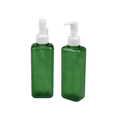 bottiglia quadrata 24/410 della pompa della lozione del corpo di forma della bottiglia cosmetica di 150ml 185ml PETG