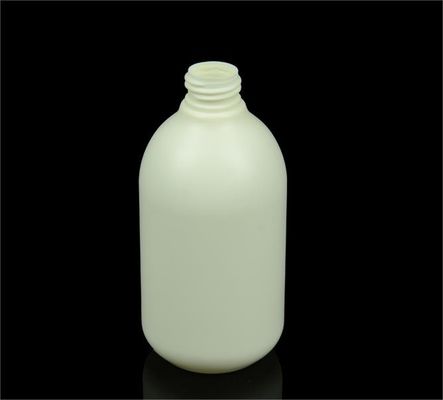bottiglia bianca molle dell'HDPE dei prodotti di cura di pelle della bottiglia del pendio 300ml 24/410