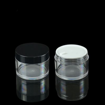 etichettatura dei pacchi del barattolo di 55mm 100ml PETG del barattolo cosmetico della crema