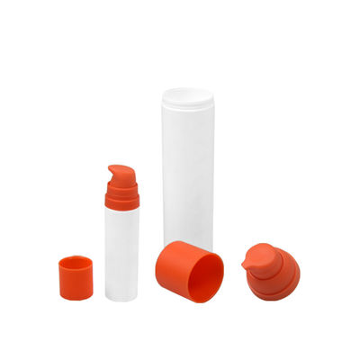 Bottiglia cosmetica del pulsometro della lozione senz'aria del cilindro 20ml 100ml per la crema di fronte
