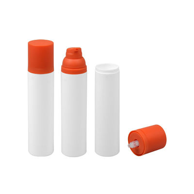 Bottiglia cosmetica del pulsometro della lozione senz'aria del cilindro 20ml 100ml per la crema di fronte
