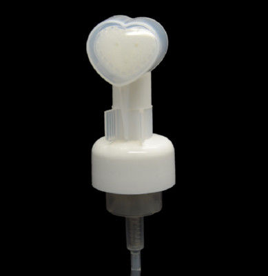 lavaggio del fronte del silicone della spazzola di bottiglia della schiuma di 43mm con la pompa facciale della spazzola della pulitrice della spazzola