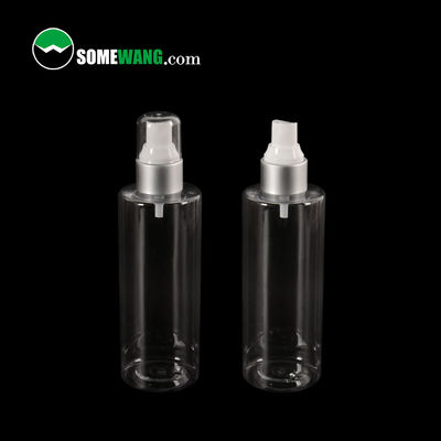 bottiglia piana della spalla dell'ANIMALE DOMESTICO 250ml della lozione vuota cosmetica di plastica della bottiglia