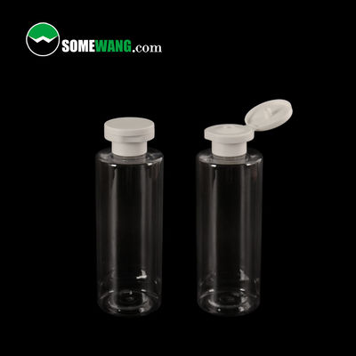 bottiglia piana della spalla dell'ANIMALE DOMESTICO 250ml della lozione vuota cosmetica di plastica della bottiglia