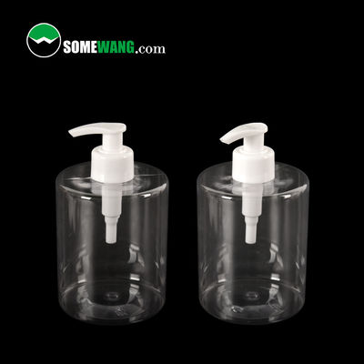 24/410 di bottiglia cosmetica 200ml della lozione della bottiglia piana della spalla dell'ANIMALE DOMESTICO
