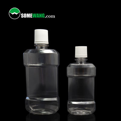 bottiglia del colluttorio su misura bottiglia cosmetica dell'ANIMALE DOMESTICO 100ml/250ml/500ml