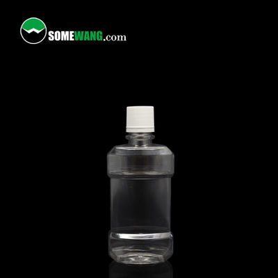 bottiglia del colluttorio su misura bottiglia cosmetica dell'ANIMALE DOMESTICO 100ml/250ml/500ml