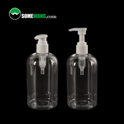bottiglia di plastica dell'ANIMALE DOMESTICO della doccia dello sciampo 100ml/200ml/500ml con l'imballaggio del cosmetico dello spruzzatore della pompa