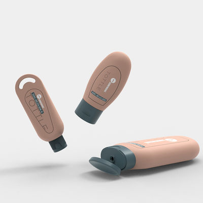 bottiglia su misura capovolta del prodotto disinfettante della mano del PE 60ml con Flip Top Lid