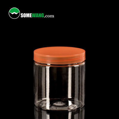 barattoli di plastica cosmetici del commestibile dei chiari barattoli di plastica di superficie lisci 250ml