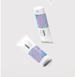 rotolo di plastica di 35ml 50ml 100ml il singolo sui tubi pela l'imballaggio dei cosmetici di cura