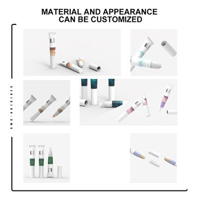 i coperchi a vite 15ml spazzolano la metropolitana d'imballaggio cosmetica del contenitore del labbro della metropolitana capa di lucentezza
