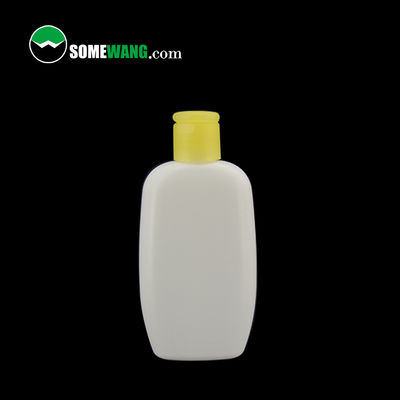 La bottiglia piana 100ml 138ml 200ml del PE ha personalizzato la bottiglia cosmetica