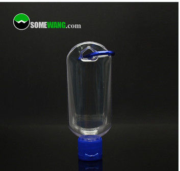 insiemi su ordinazione della bottiglia del gel del prodotto disinfettante della mano di 30ml 60ml PETG con Flip Caps