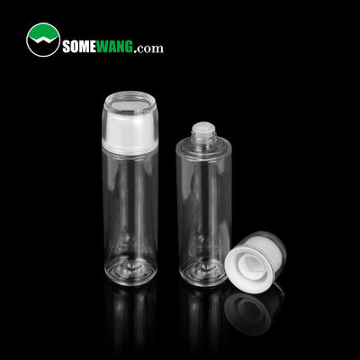la parete spessa trasparente PETG di plastica Skincare di 100ml 120ml imbottiglia la bottiglia di toner cosmetica di PETG