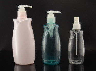 Bottiglia vuota di plastica 130ml 230ml 300ml dello sciampo dell'ANIMALE DOMESTICO rosa del fiore