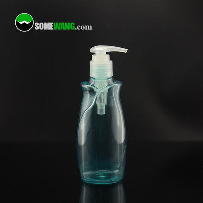Bottiglia vuota di plastica 130ml 230ml 300ml dello sciampo dell'ANIMALE DOMESTICO rosa del fiore