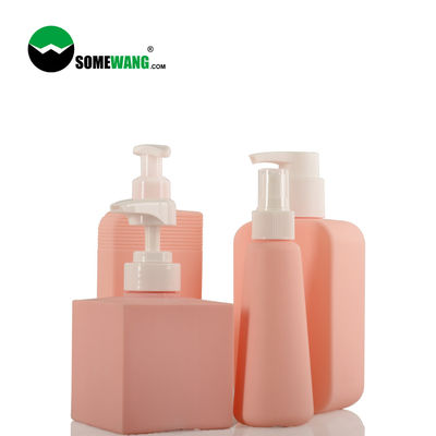 imballaggio cosmetico della bottiglia della lozione del PE di 150ml 250ml 350ml 360ml con il materiale di tocco morbido